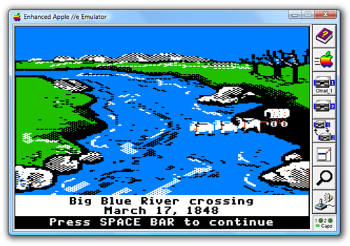 The oregon trail game